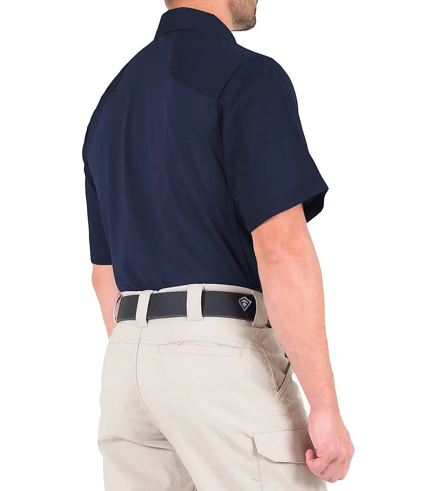 First Tactical Mens V2 Pro Perf Short Sleeve - Midnight Navy - side view