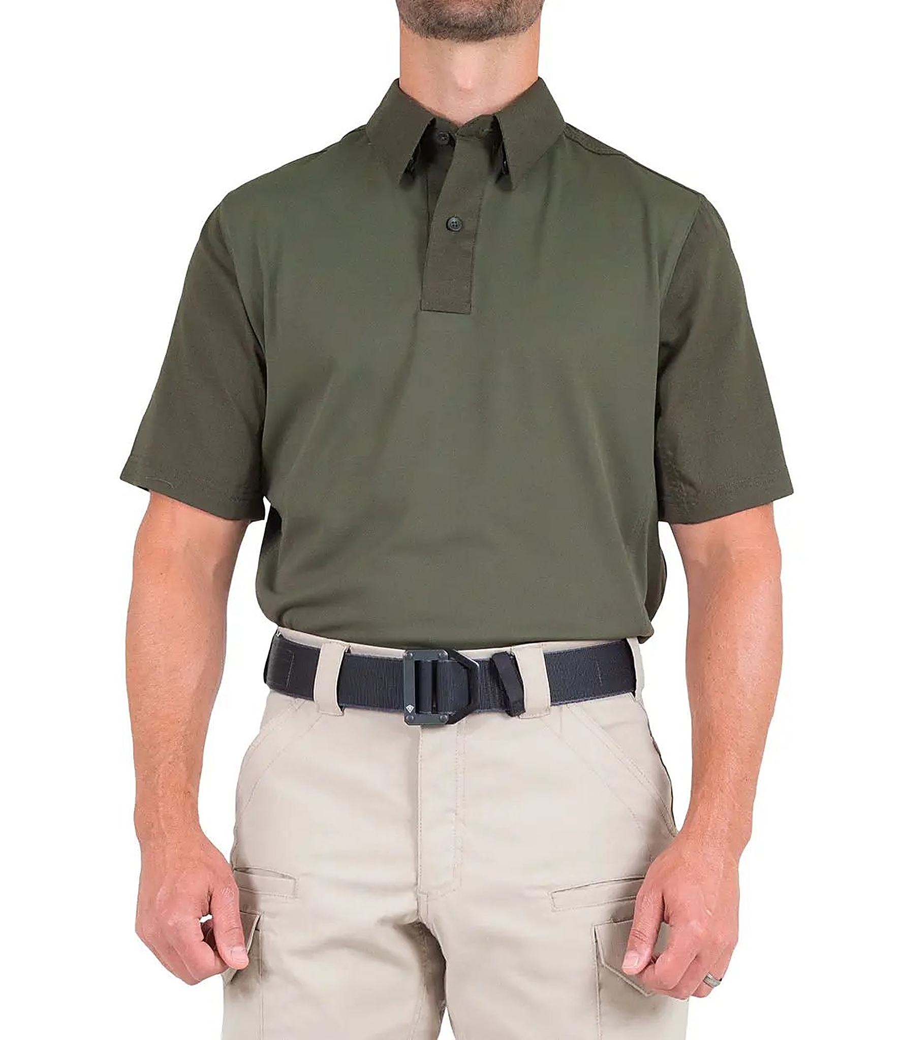 First Tactical Mens V2 Pro Perf Short Sleeve - OD Green - shorts