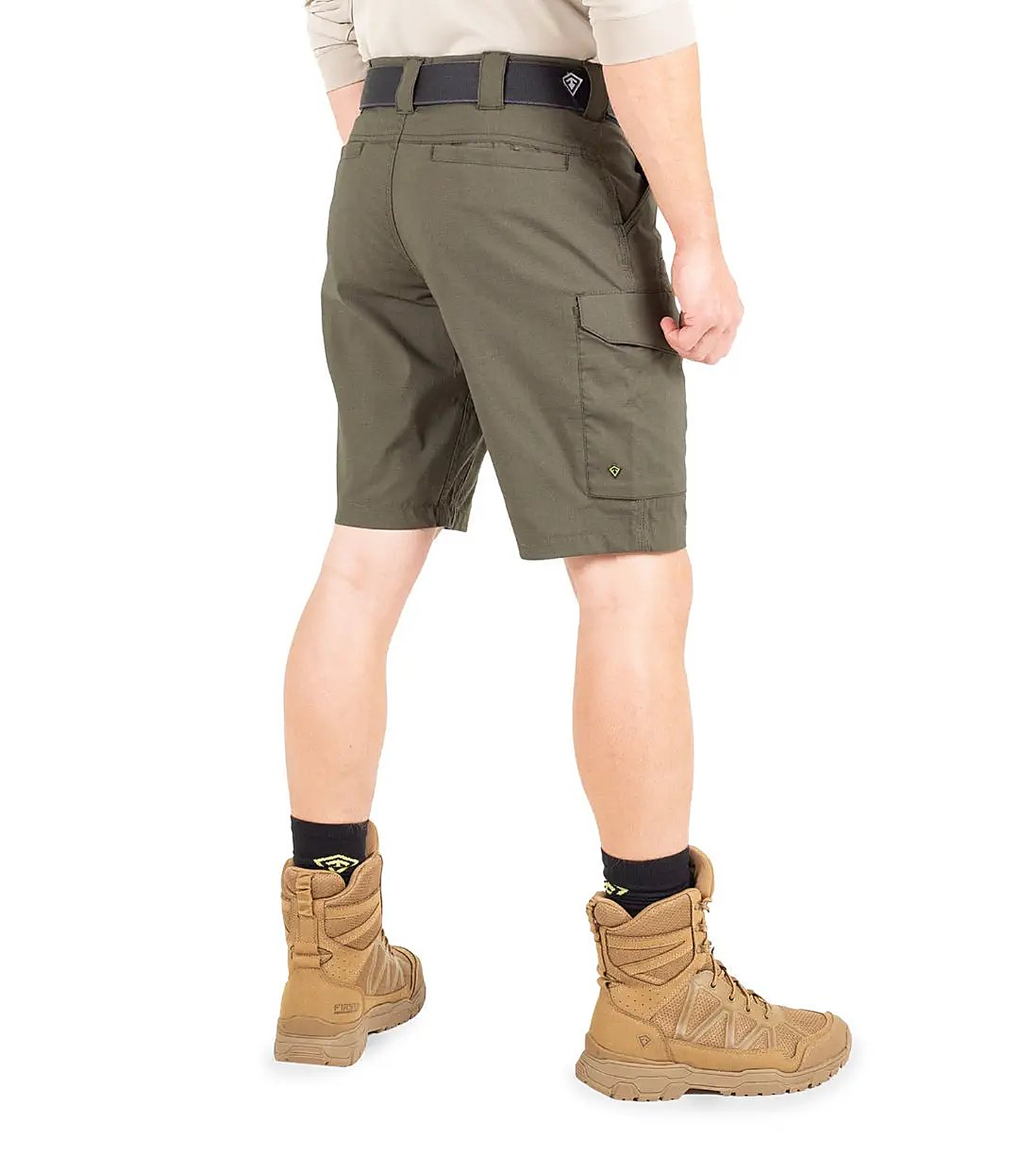 First Tactical Mens V2 Shorts - OD Green - detail view