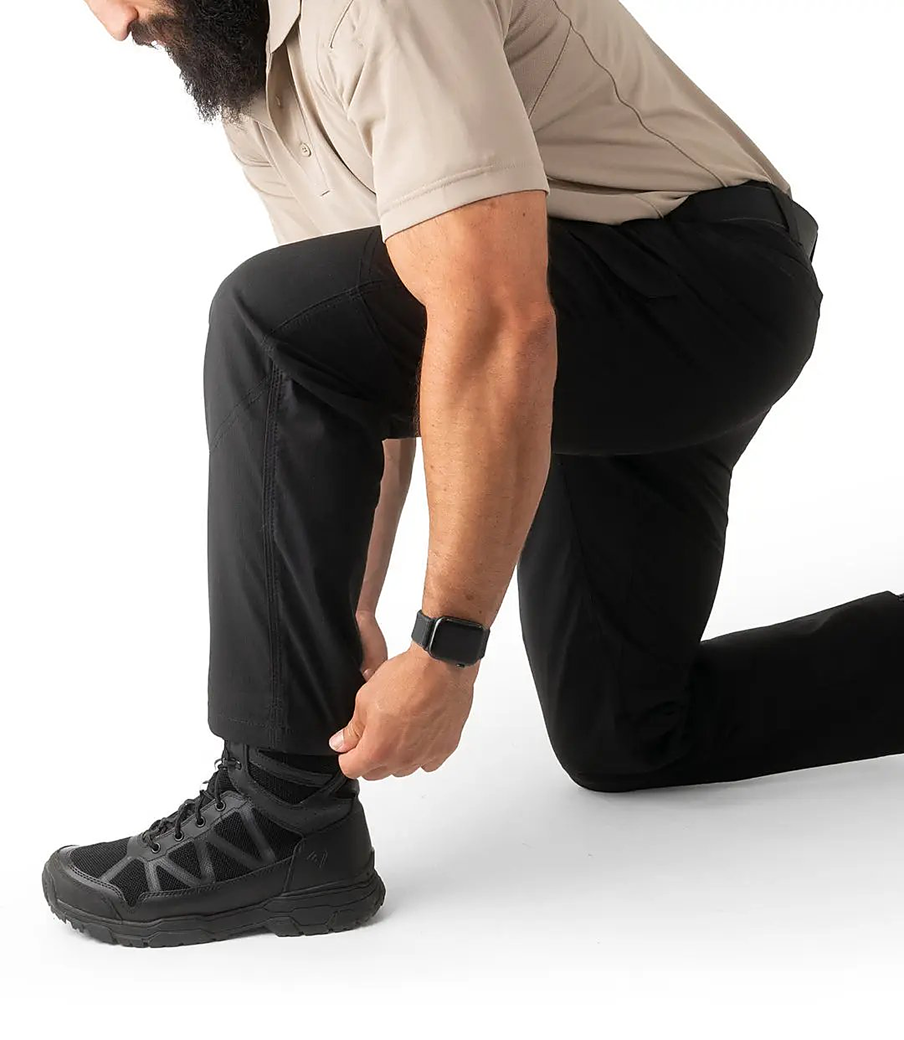 First Tactical Mens V2 Tac Pants - Black - close-up detail