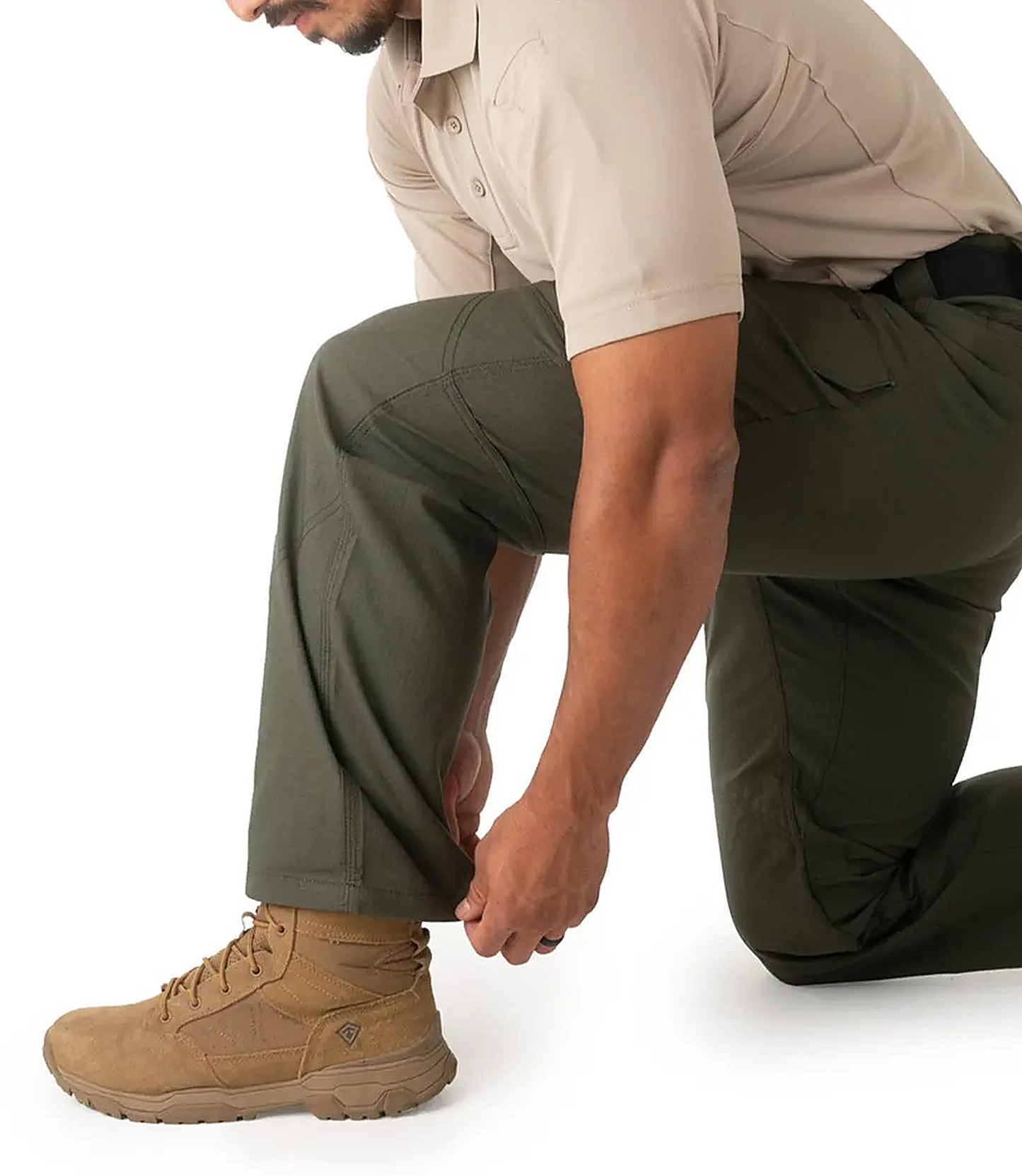 First Tactical Mens V2 Tac Pants - OD Green - detail view