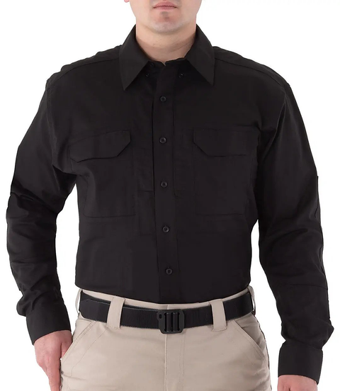 First Tactical Mens V2 Tactical Long Sleeve - Black
