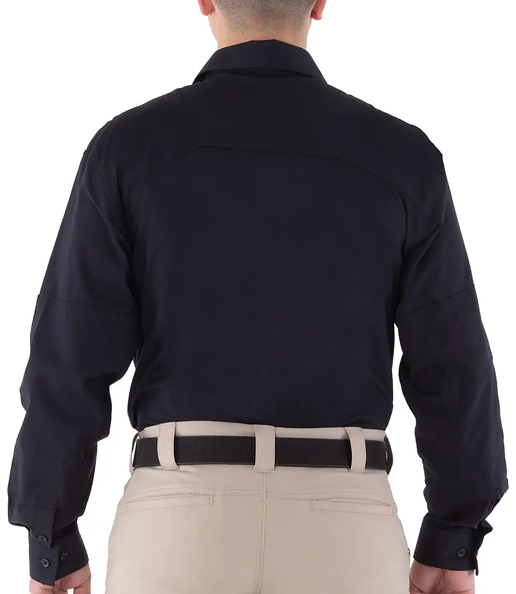 First Tactical Mens V2 Tactical Long Sleeve - Midnight Navy - detail view
