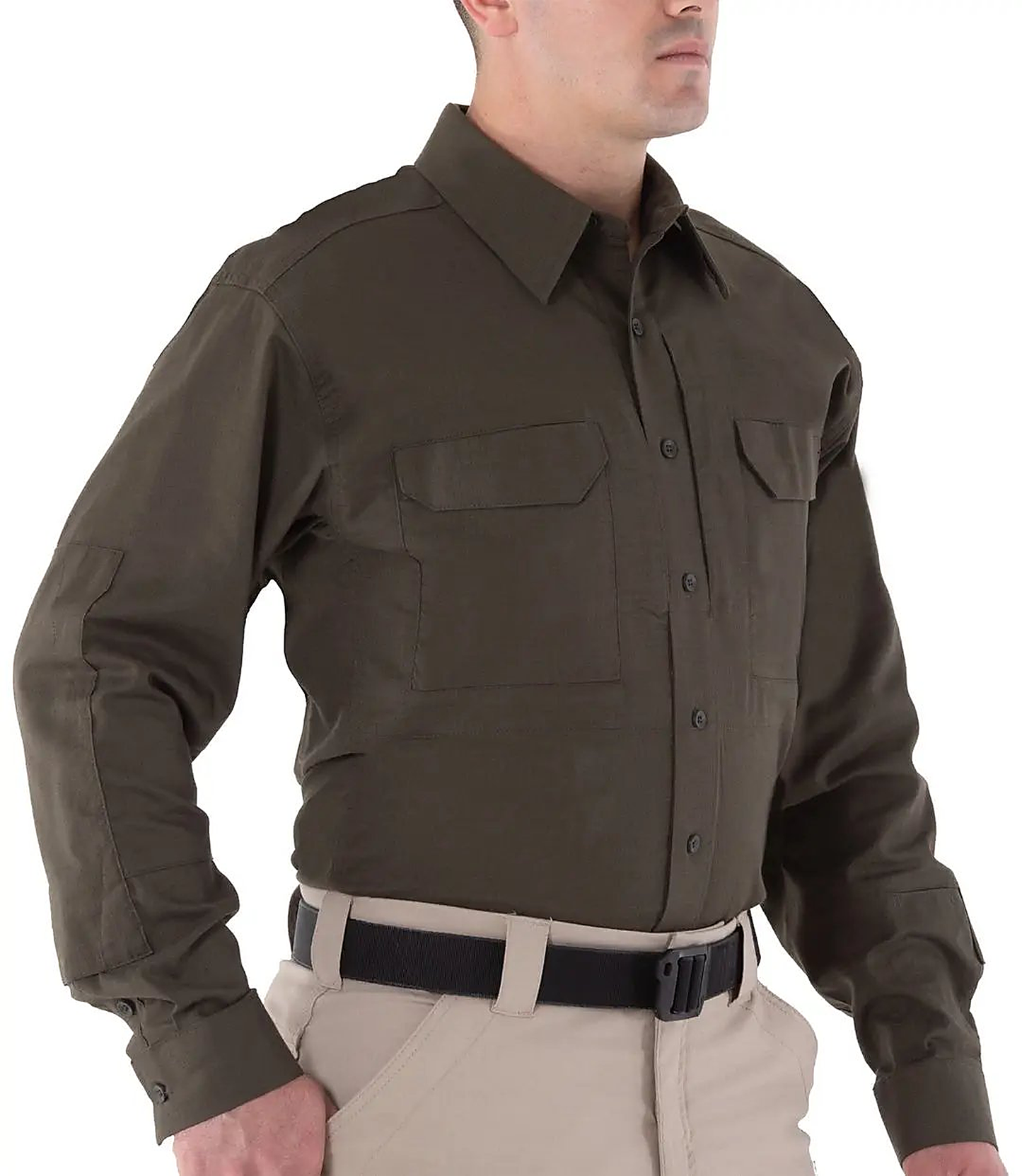 First Tactical Mens V2 Tactical Long Sleeve - OD Green - alternate view