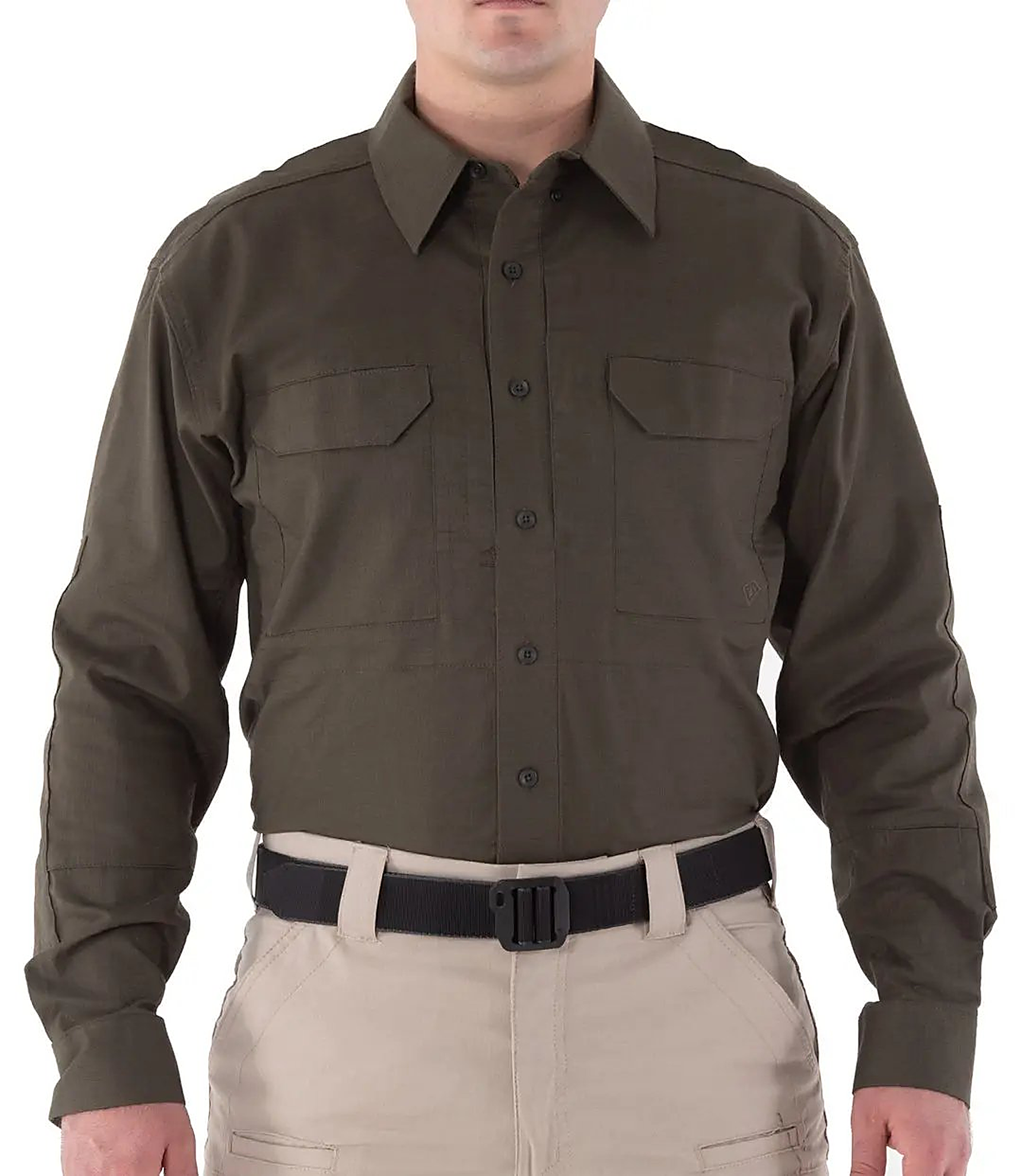 First Tactical Mens V2 Tactical Long Sleeve - OD Green - shirts