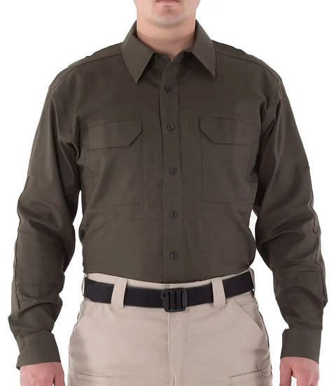 First Tactical Mens V2 Tactical Long Sleeve - OD Green