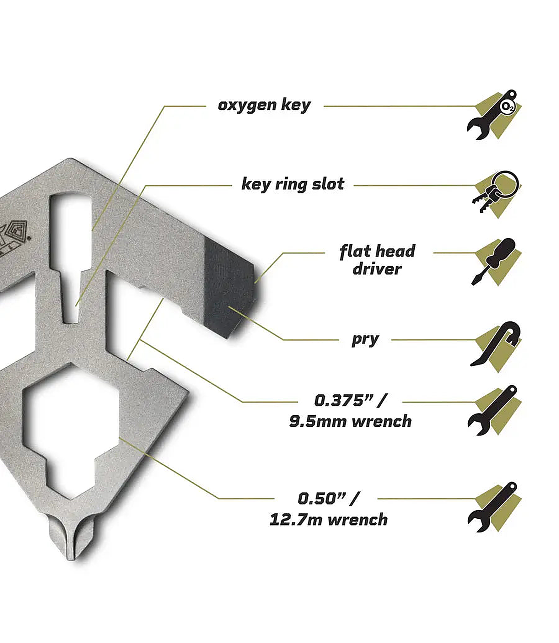 First Tactical Spear Multi-Tool - back view
