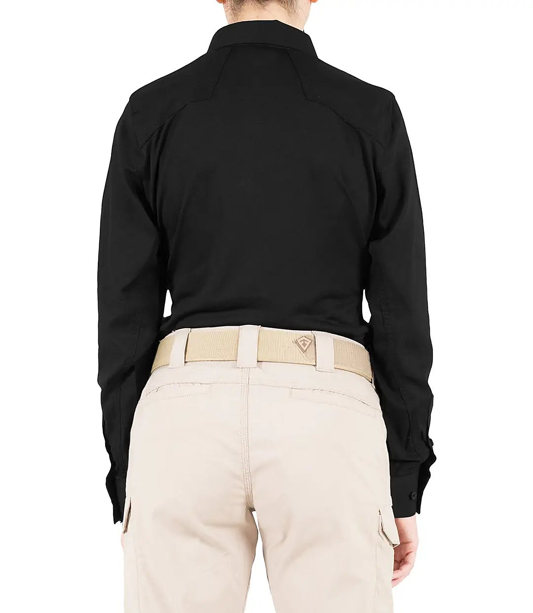 First Tactical Womens Pro Perf Long Sleeve - Black - back view