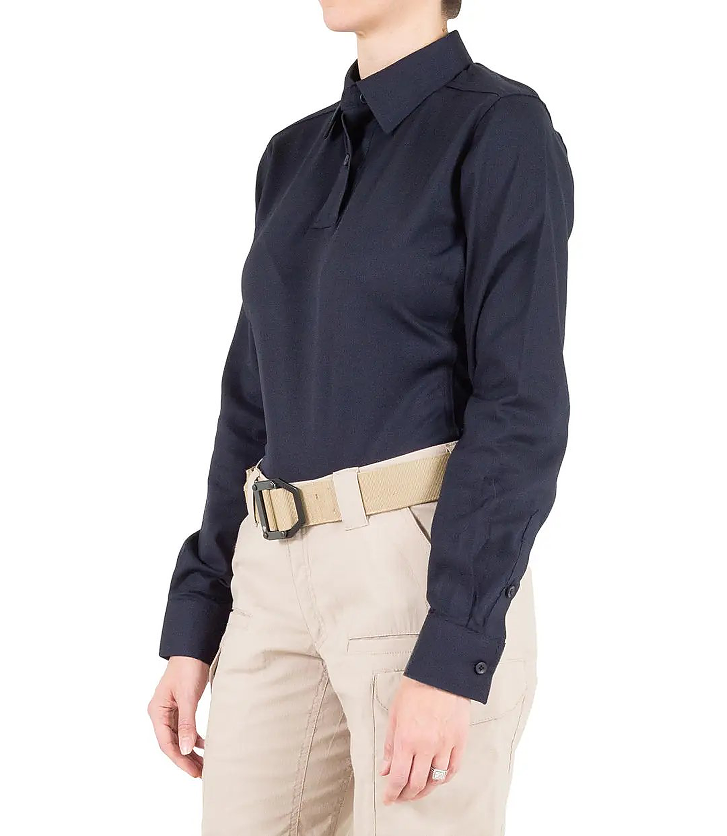 First Tactical Womens Pro Perf Long Sleeve - Midnight Navy - detail view
