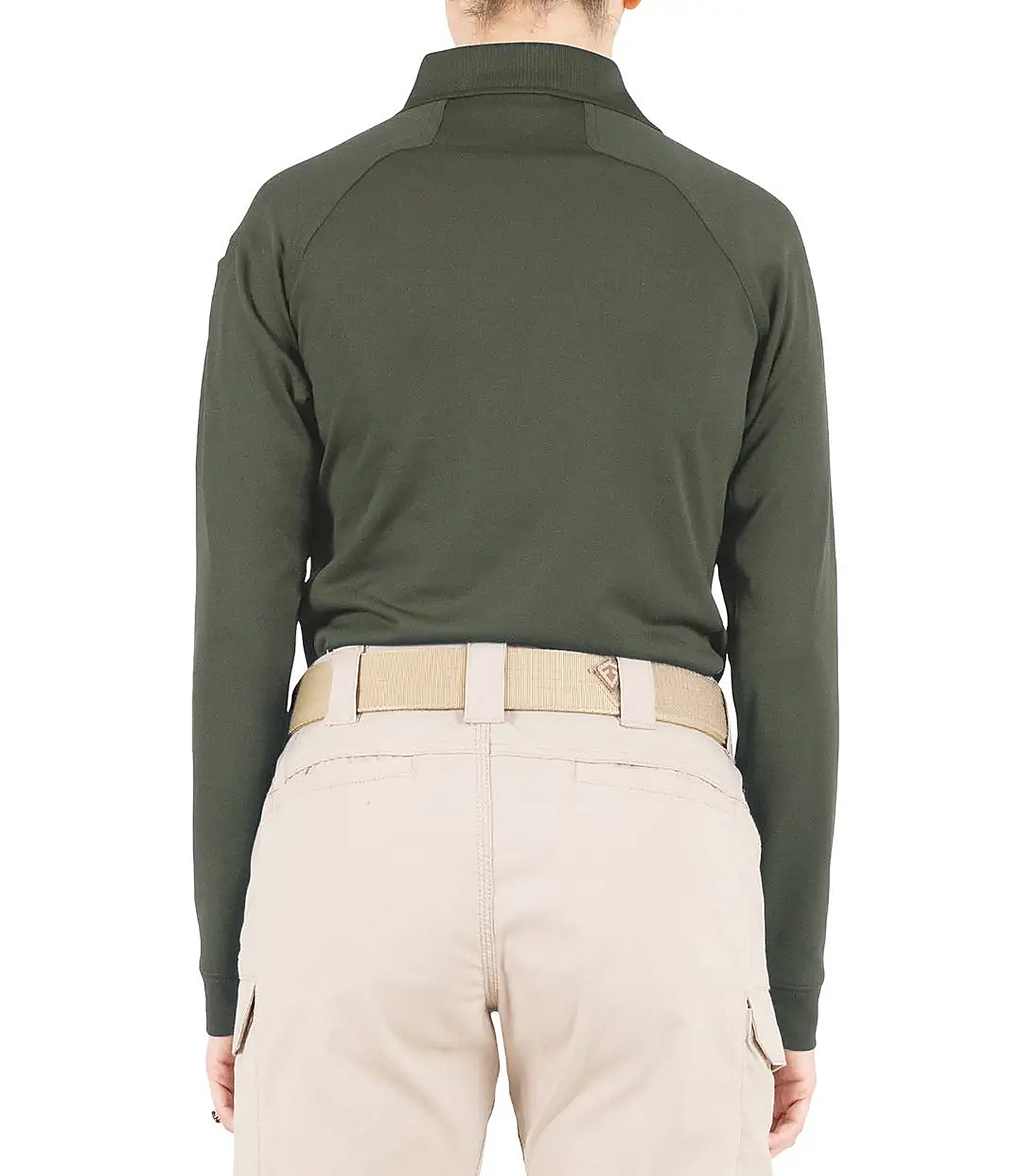 First Tactical Womens Pro Perf Long Sleeve - OD Green - back view