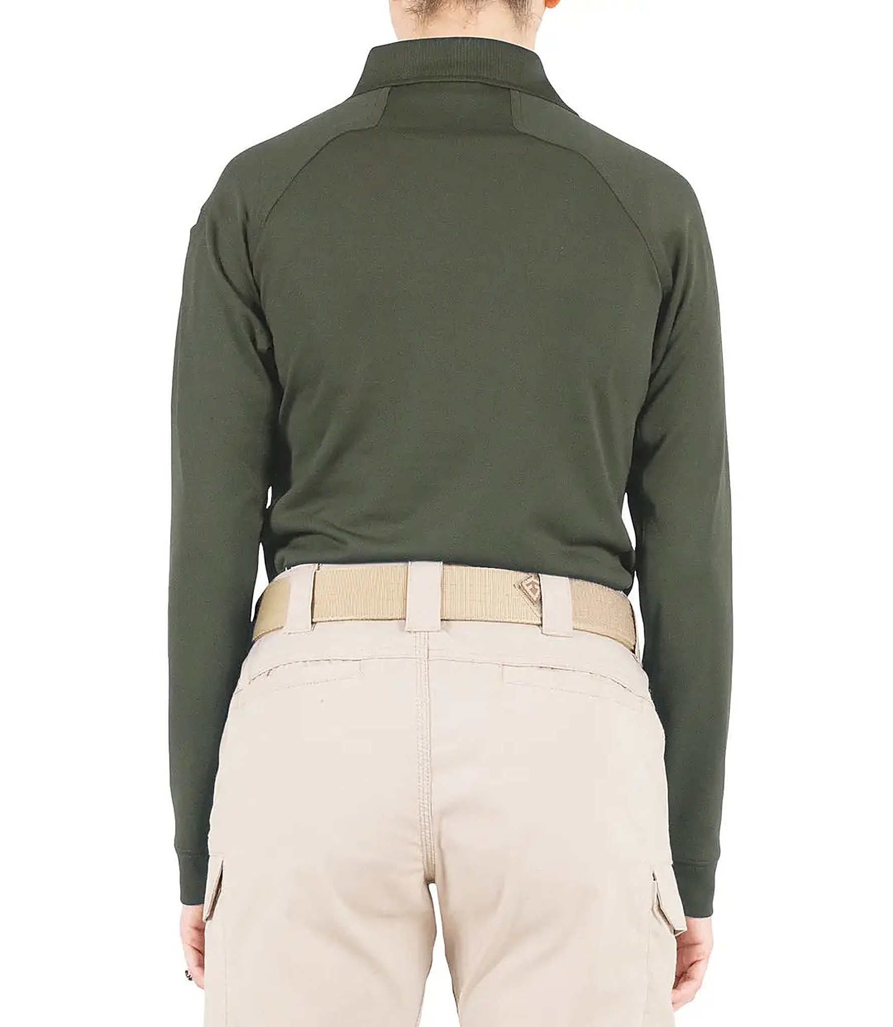 First Tactical Womens Pro Perf Long Sleeve - OD Green - back view
