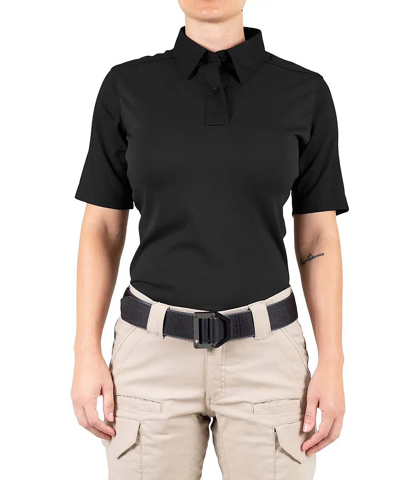 First Tactical Womens Pro Perf Short Sleeve - Black - shorts