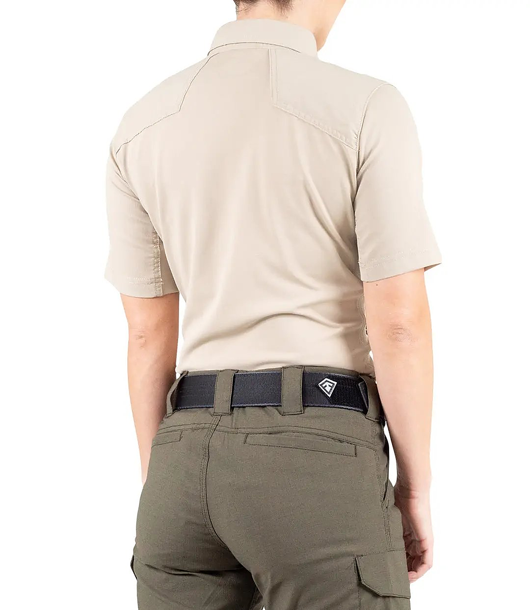 First Tactical Womens Pro Perf Short Sleeve - Khaki - side view