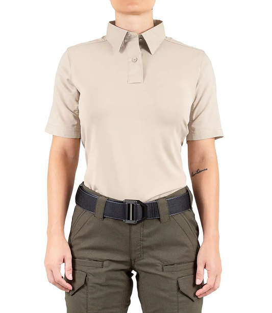 First Tactical Womens Pro Perf Short Sleeve - Khaki - shorts