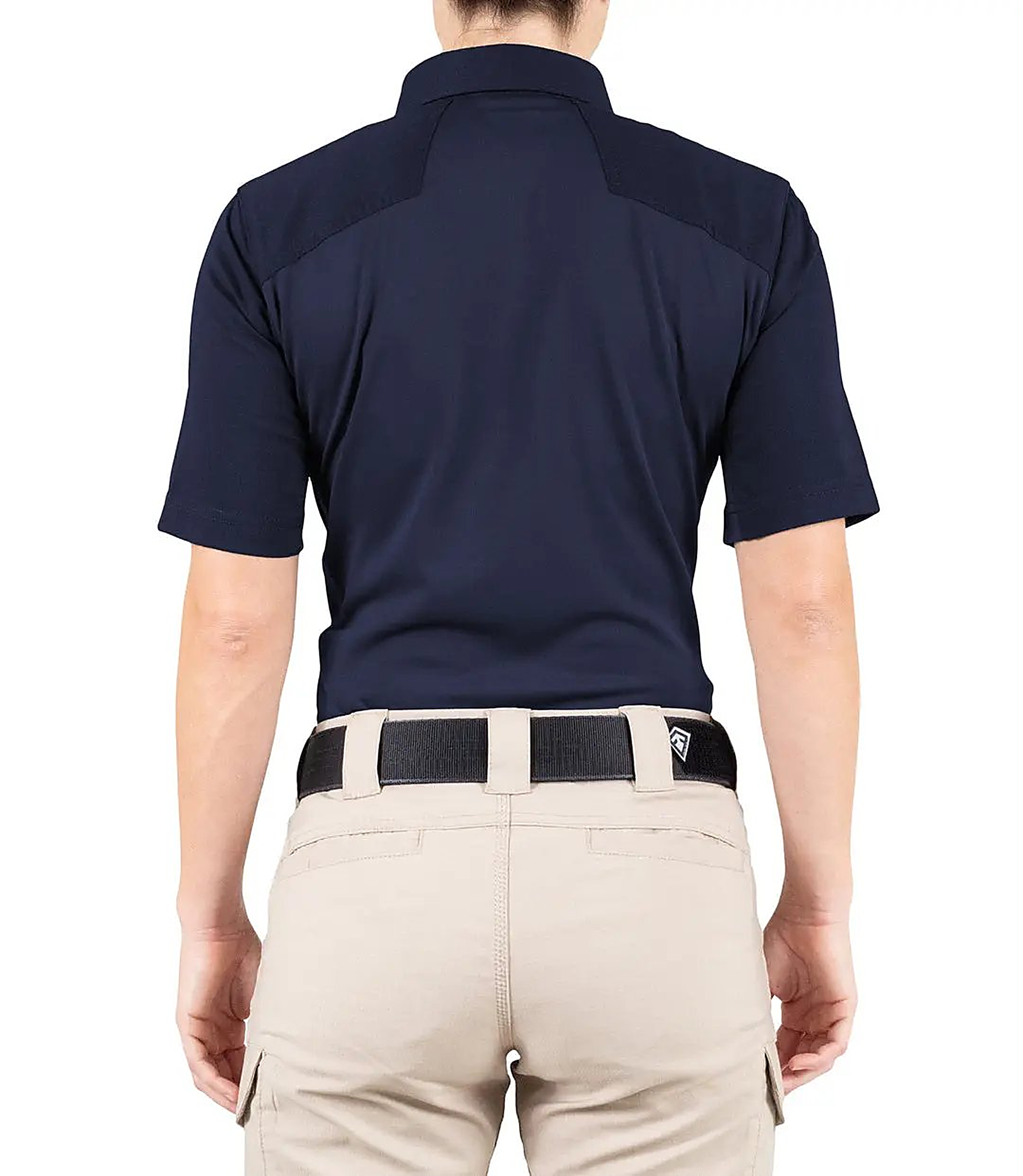 First Tactical Womens Pro Perf Short Sleeve - Midnight Navy - back view