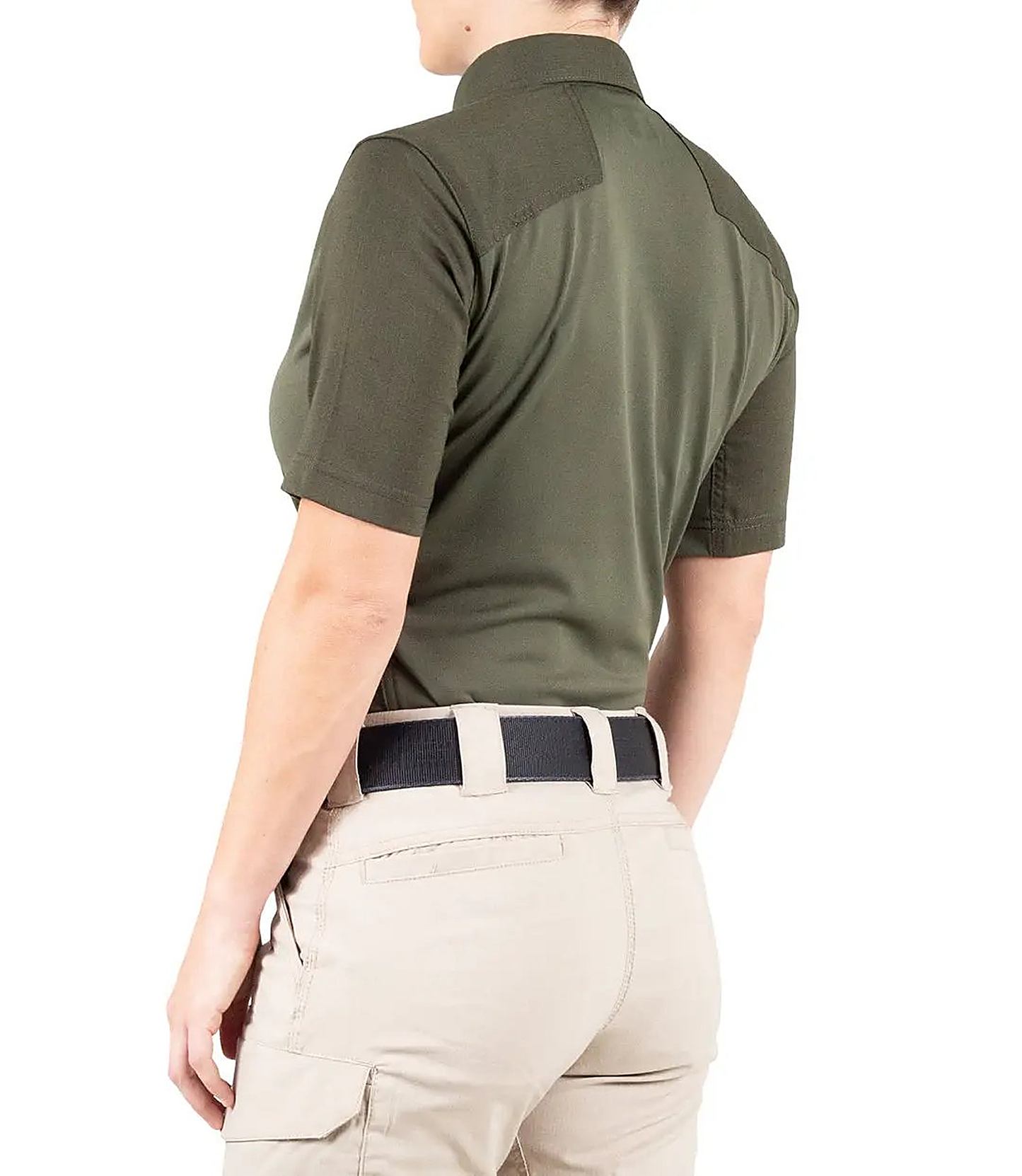 First Tactical Womens Pro Perf Short Sleeve - OD Green - alternate view