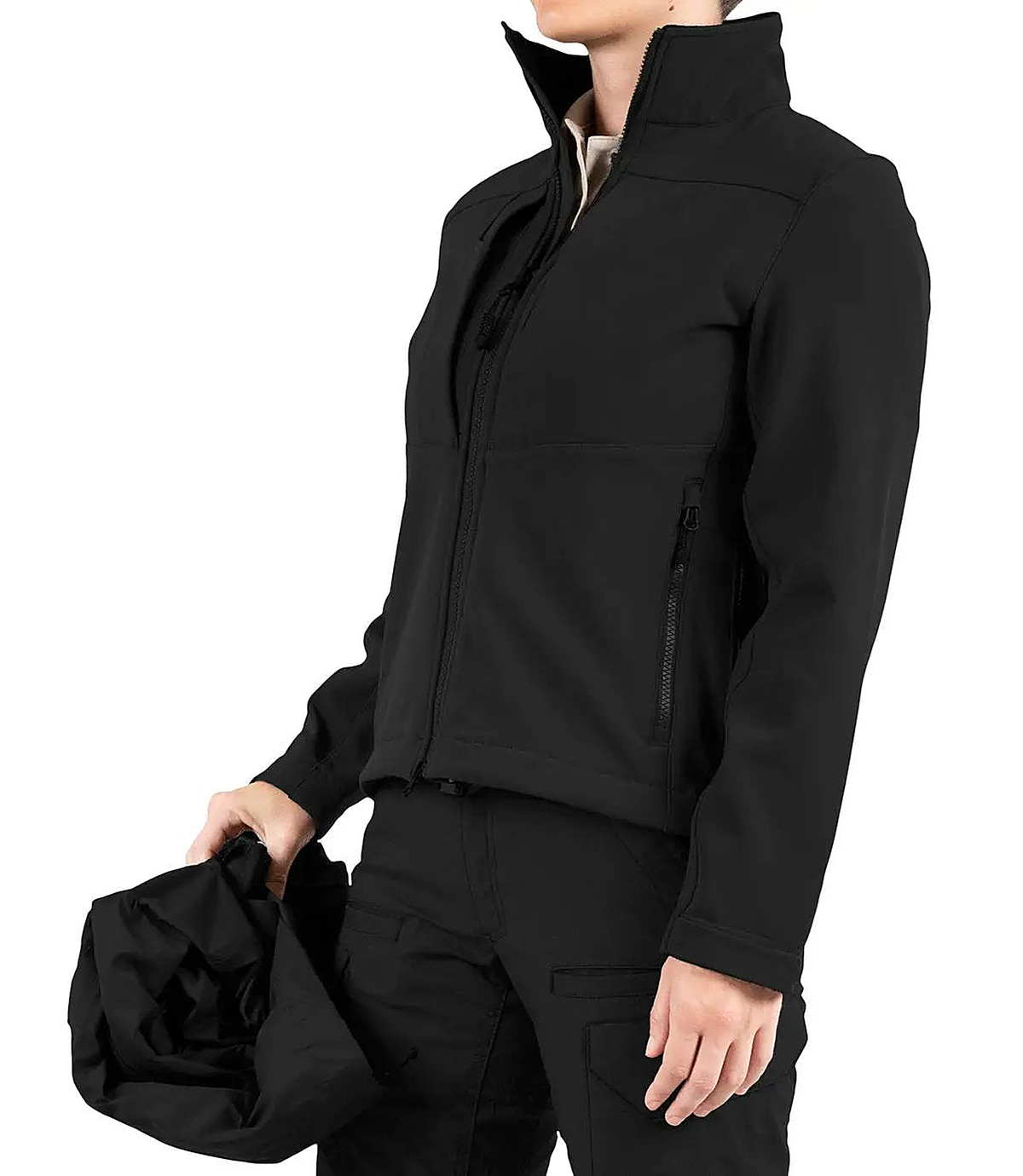 First Tactical Womens Tactix System Jacket - Black - back view