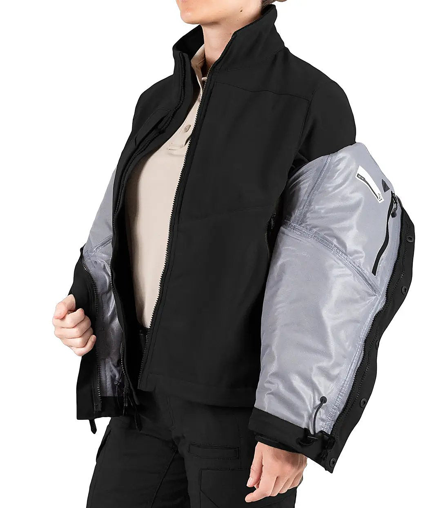 First Tactical Womens Tactix System Jacket - Black - alternate view
