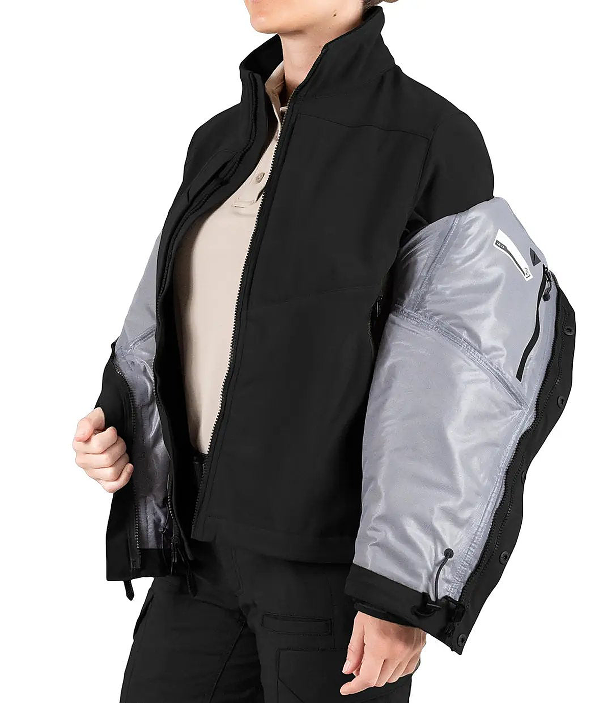 First Tactical Womens Tactix System Jacket - Black - alternate view