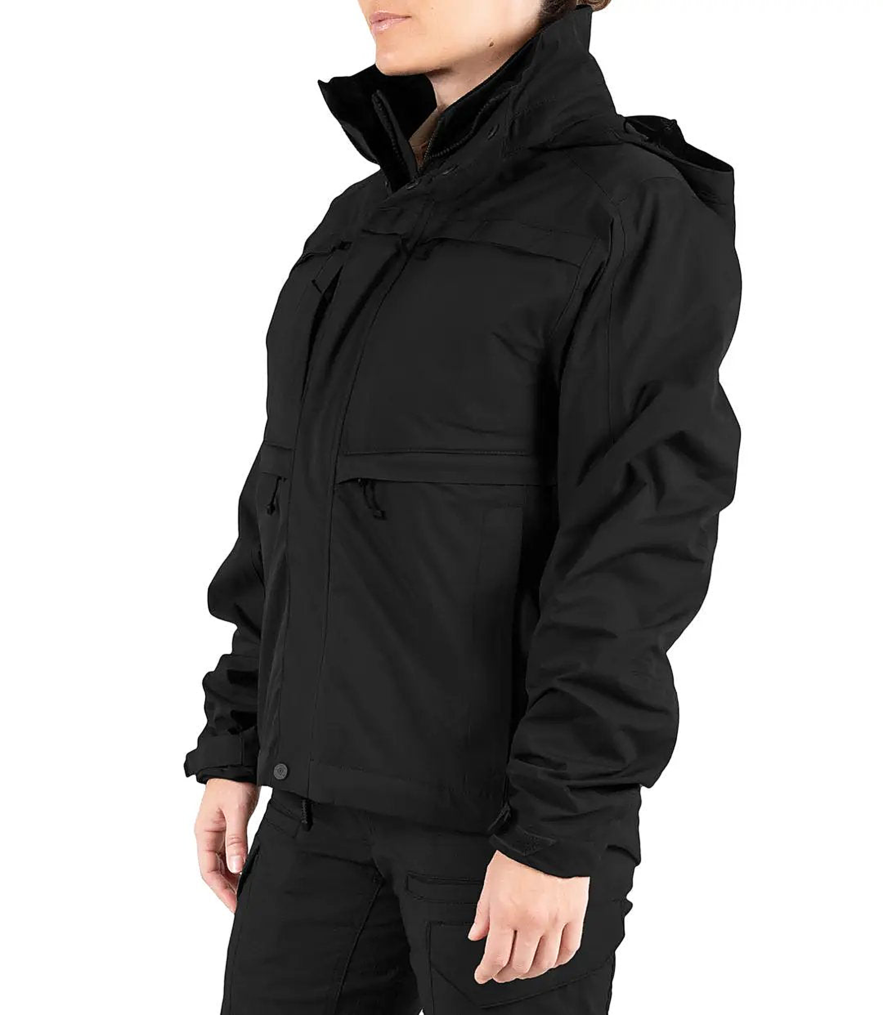 First Tactical Womens Tactix System Jacket - Black - detail view