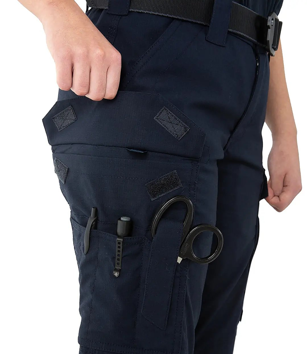 First Tactical Womens V2 EMS Pants - Midnight Navy - close-up detail