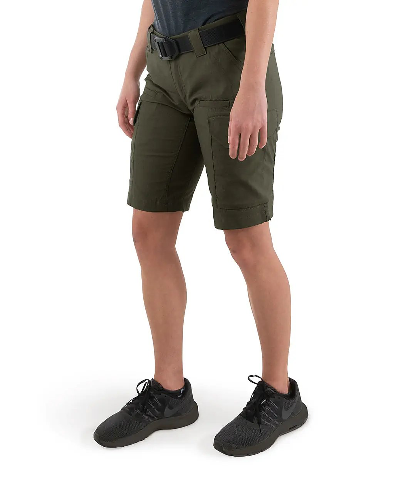 First Tactical Womens V2 Shorts - OD Green - detail view