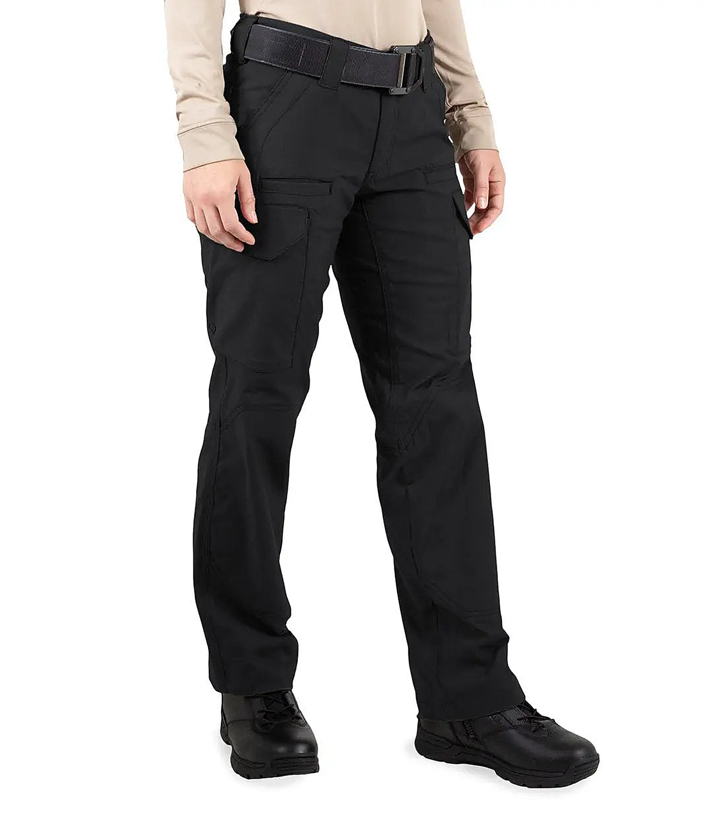 First Tactical Womens V2 Tac Pants - Black - close-up detail