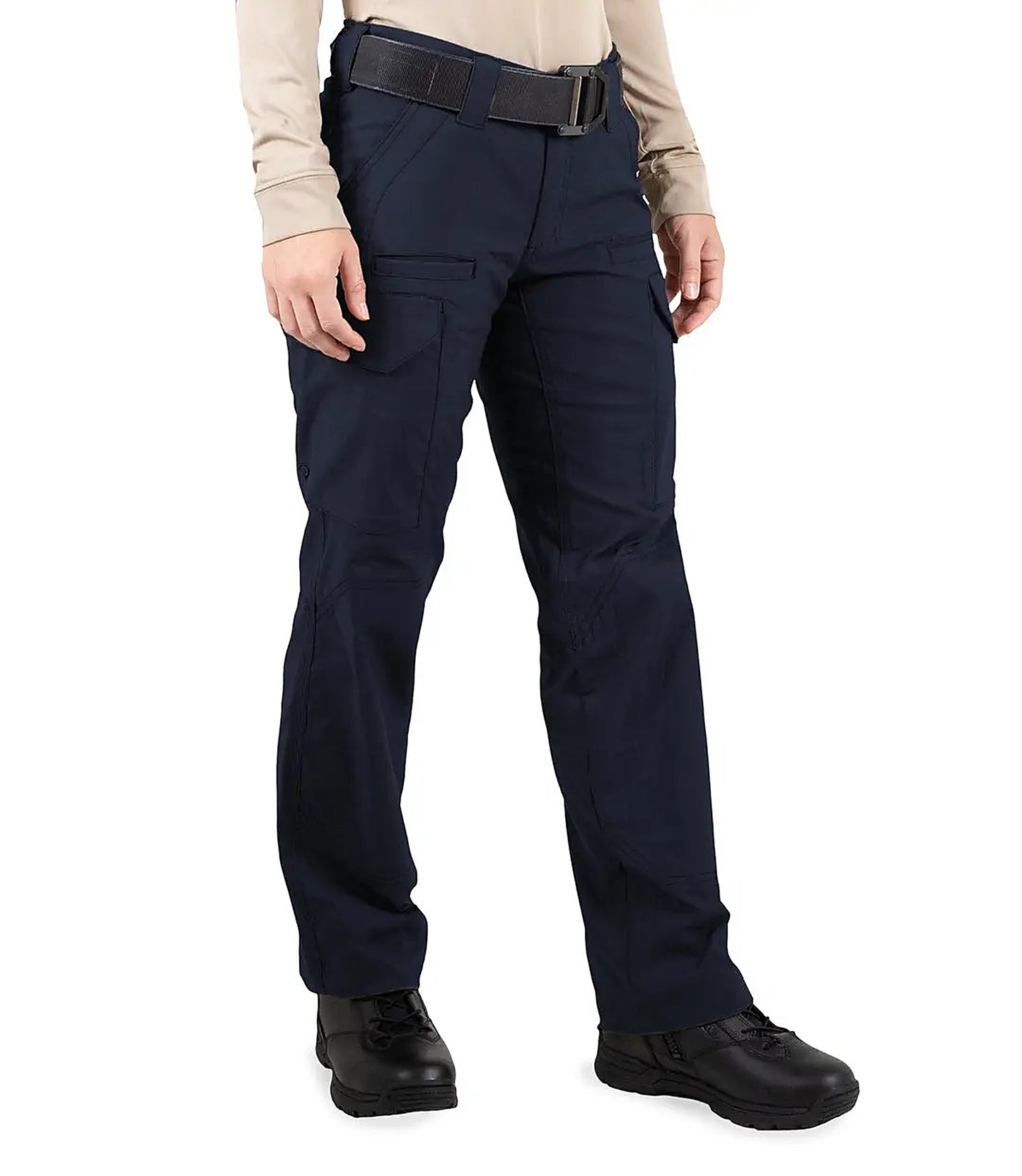 First Tactical Womens V2 Tac Pants - Midnight Navy - close-up detail