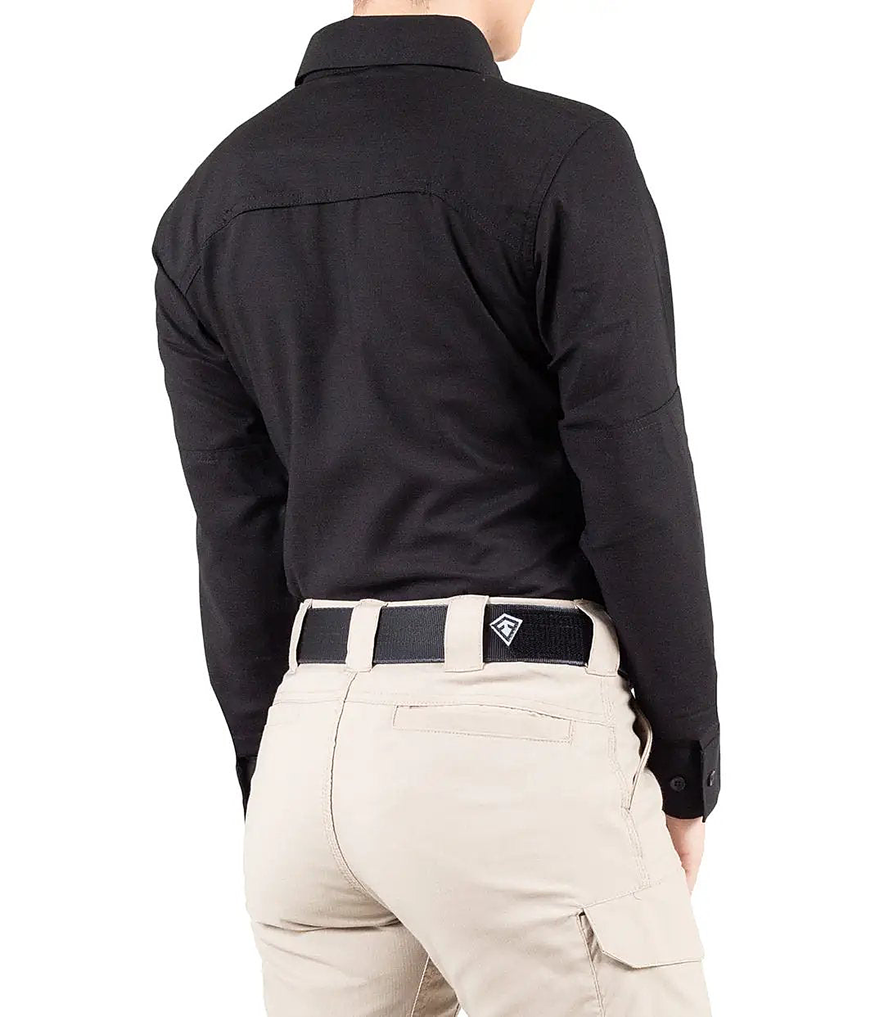 First Tactical Womens V2 Tactical Long Sleeve - Black - side view
