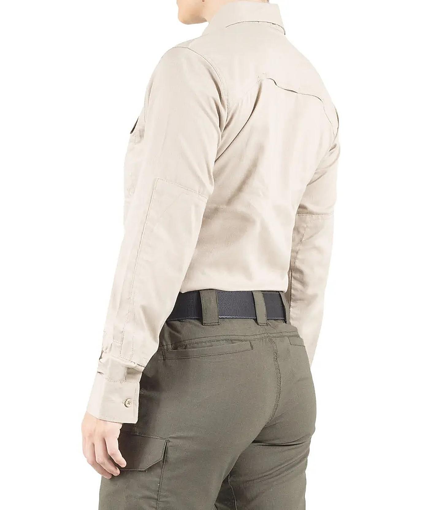 First Tactical Womens V2 Tactical Long Sleeve - Khaki - side view