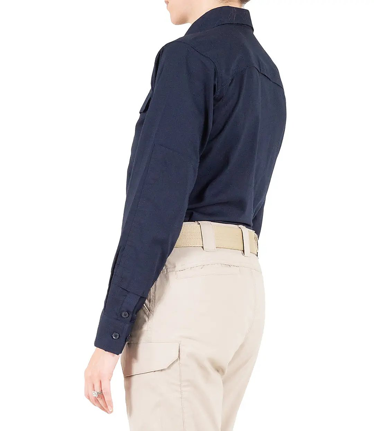First Tactical Womens V2 Tactical Long Sleeve - Midnight Navy - alternate view