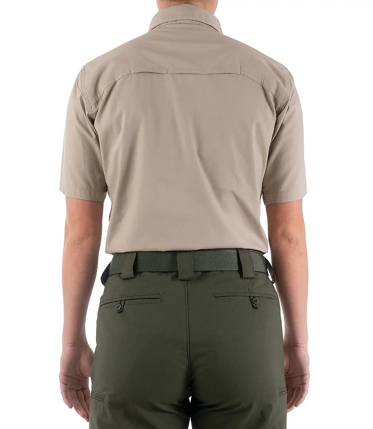 First Tactical Womens V2 Tactical Short Sleeve - Khaki - alternate view