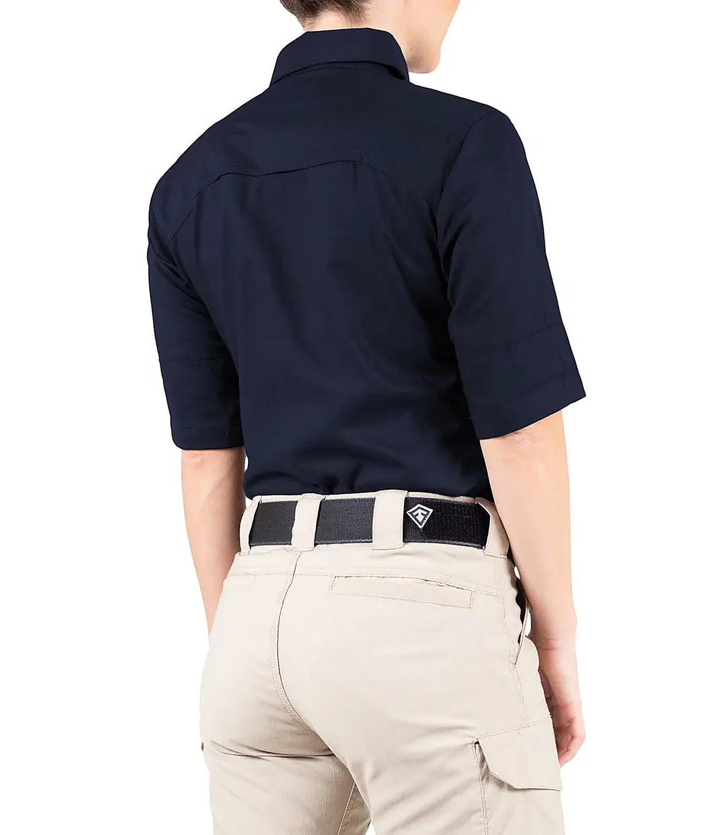 First Tactical Womens V2 Tactical Short Sleeve - Midnight Navy - side view