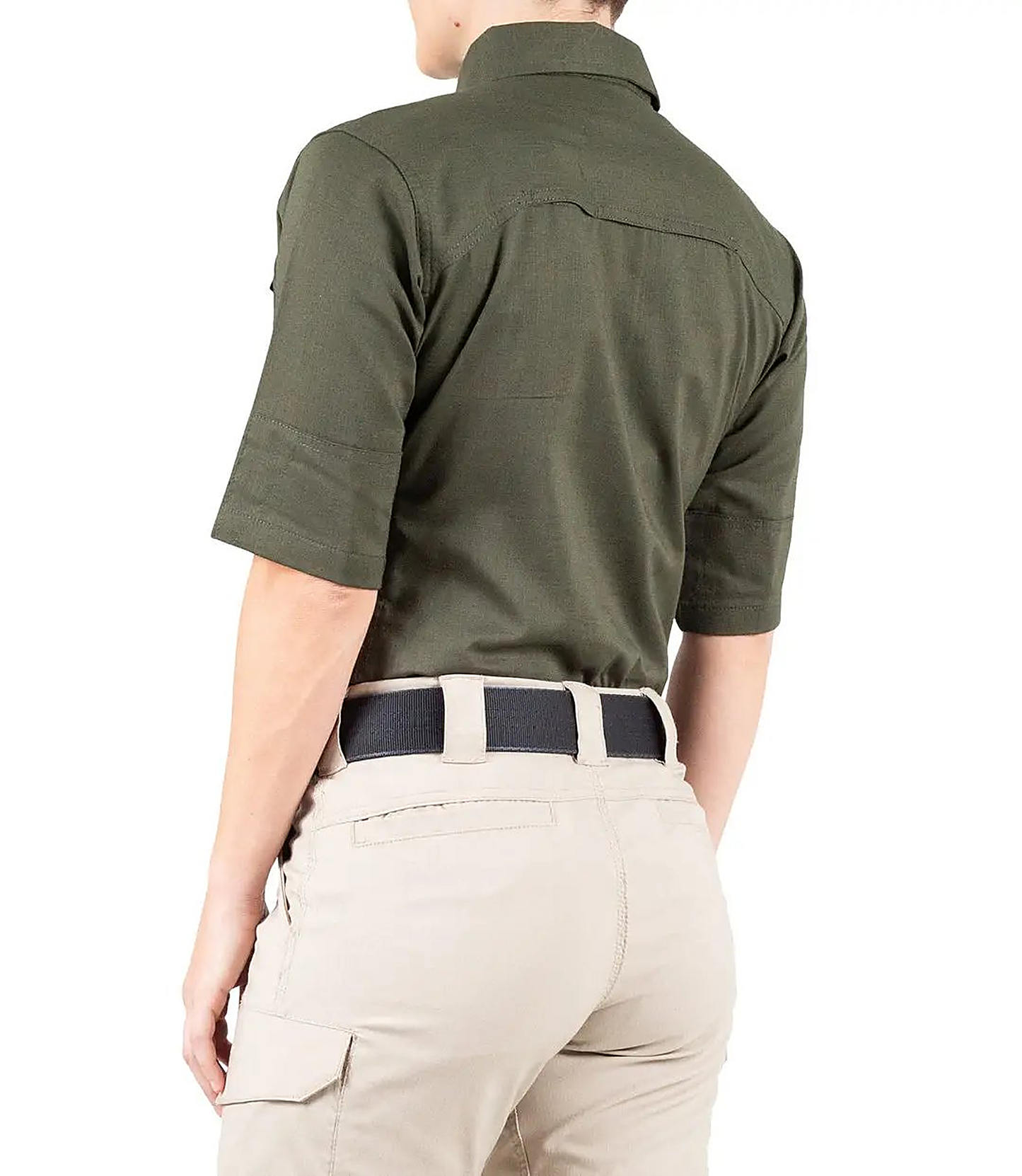 First Tactical Womens V2 Tactical Short Sleeve - OD Green - alternate view