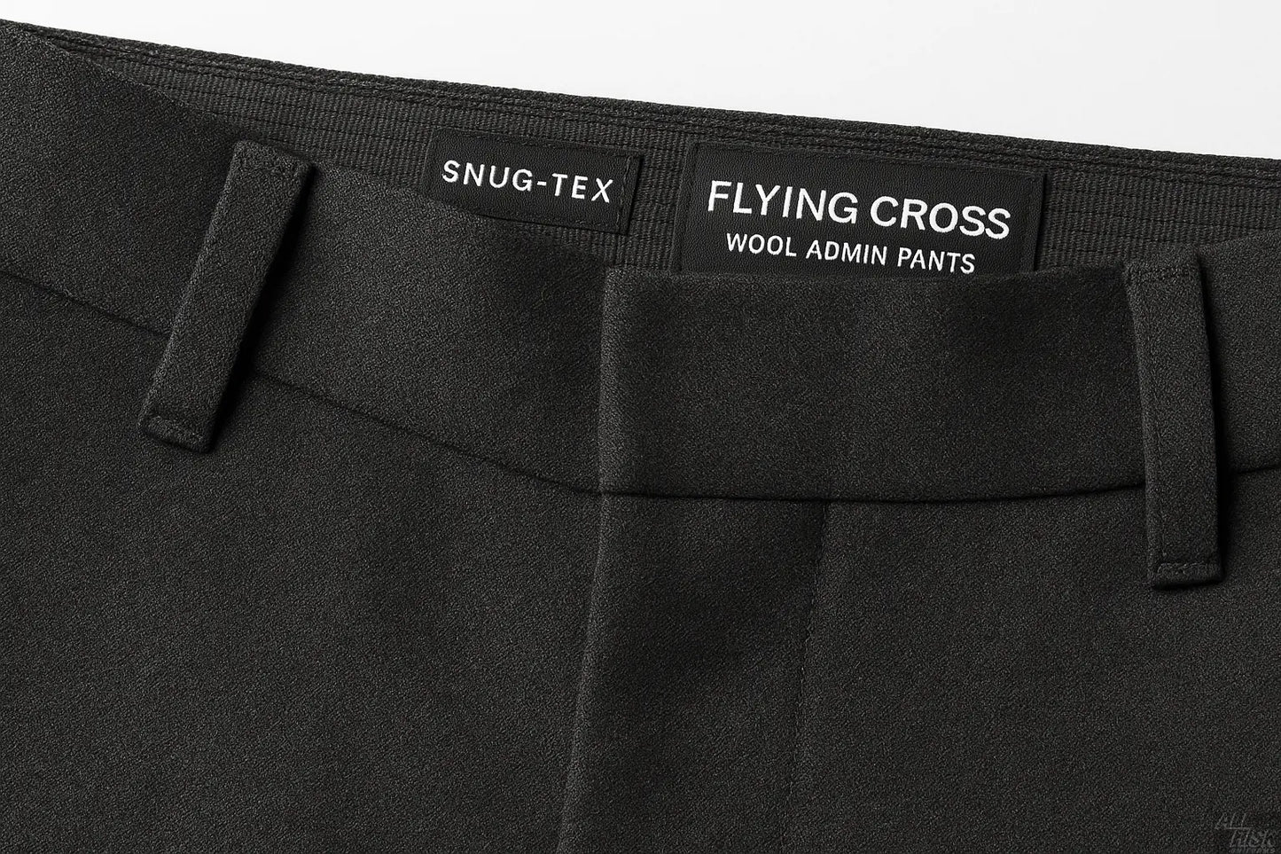 Flying Cross Wool Admin Pants - Waistband Detail