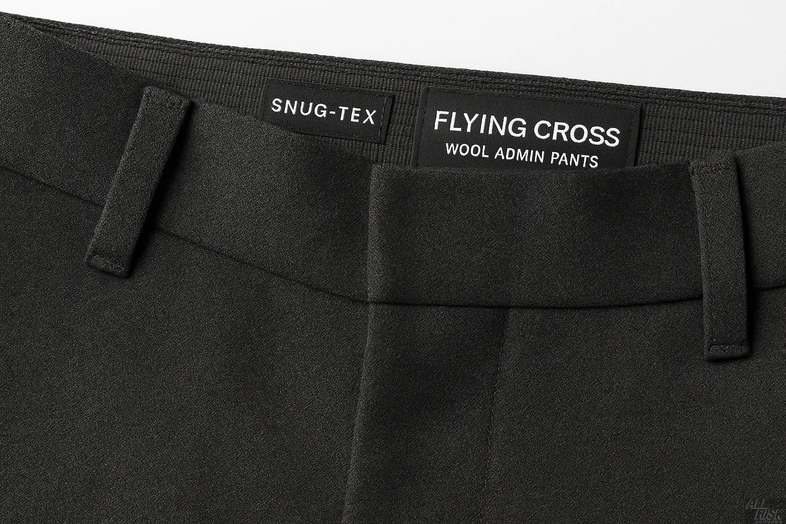 Flying Cross Wool Admin Pants - Waistband Detail