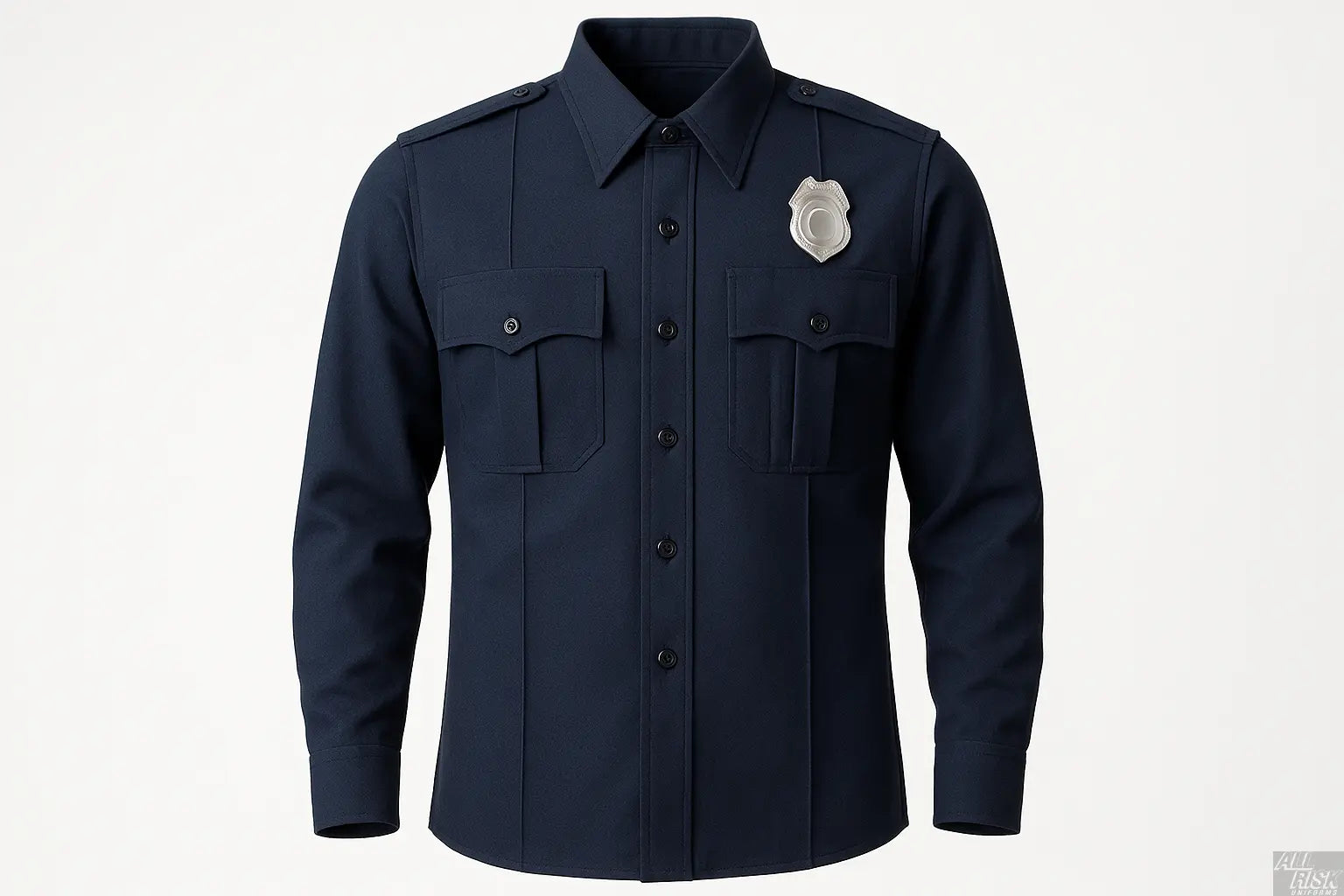 Flying Cross Wool Uniform Shirt - Front View