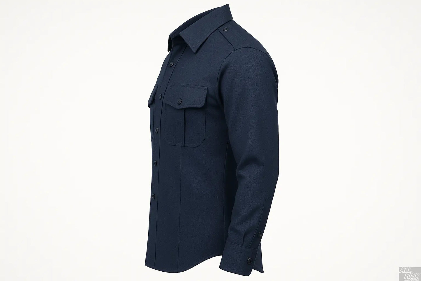 Flying Cross Wool Uniform Shirt - Side View