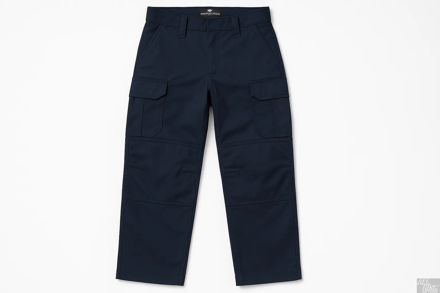 Flying Cross Nomex Tactical Pants in midnight navy - front view showing fire-resistant construction, multiple cargo pockets, reinforced knees, and durable Nomex fabric