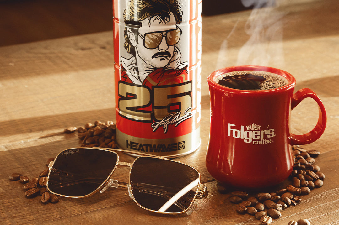 Heat Wave Visual Nimitz Hendrick Motorsports | Tim Richmond #25 Folgers sunglasses view 6