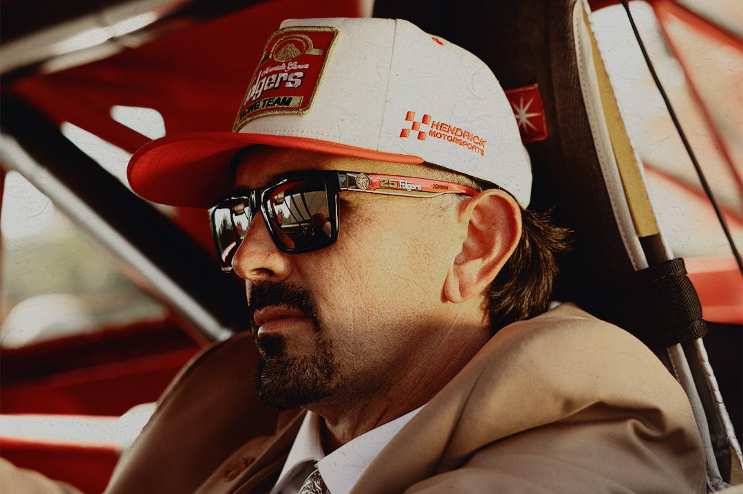 Heat Wave Visual Vise Hendrick Motorsports | Tim Richmond #25 Folgers sunglasses view 2