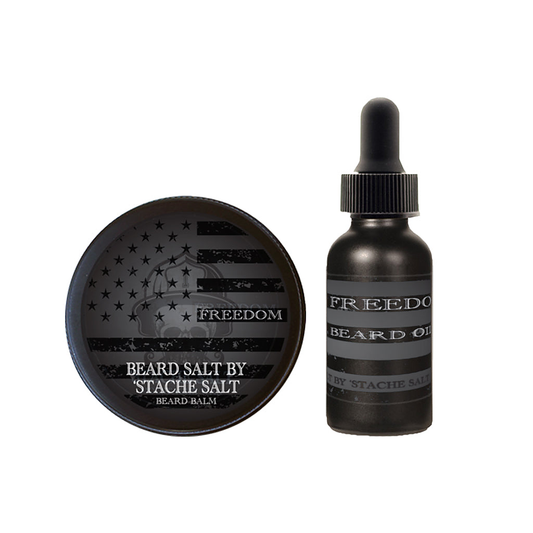 Stache Salt Freedom Beard Set