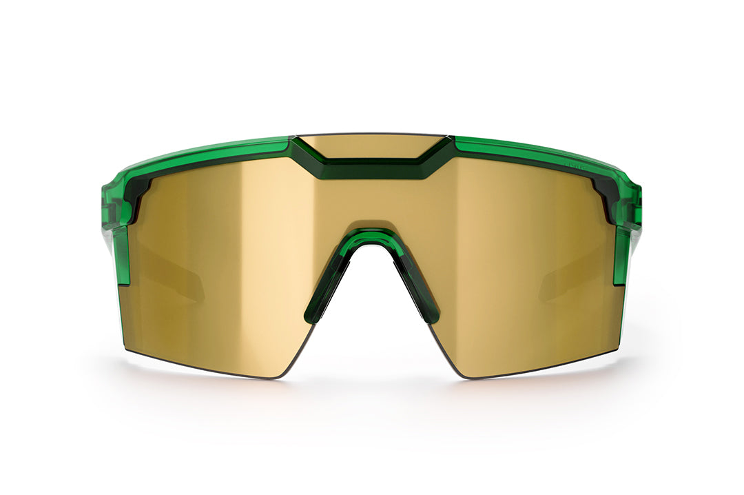 Heat Wave Visual Future Tech Cycad Green sunglasses view 2
