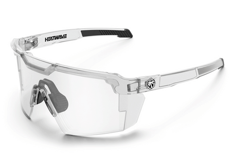 Future Tech Sunglasses: VAPOR CLEAR Frame Photochromic Lens Z87+