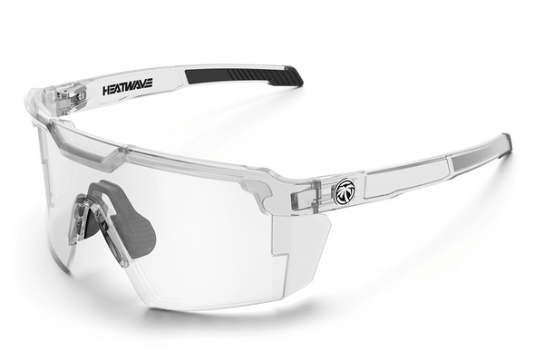 Future Tech Sunglasses: VAPOR CLEAR Frame Photochromic Lens Z87+