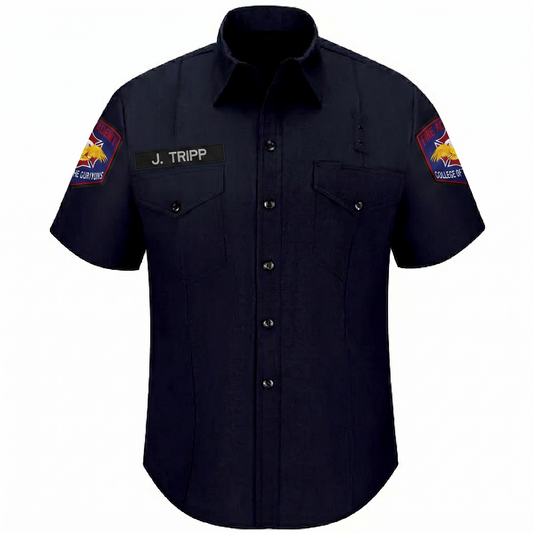 COS Fire Academy WorkRite Mens Short Sleeve Nomex Shirt - Nomex wildland shirt
