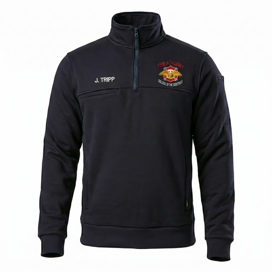 COS Fire Academy 5.11 Mens Quarter Zip Job Shirt 2.0