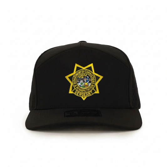 CDCR 7 Panel Performance Vented Sergeants Hat