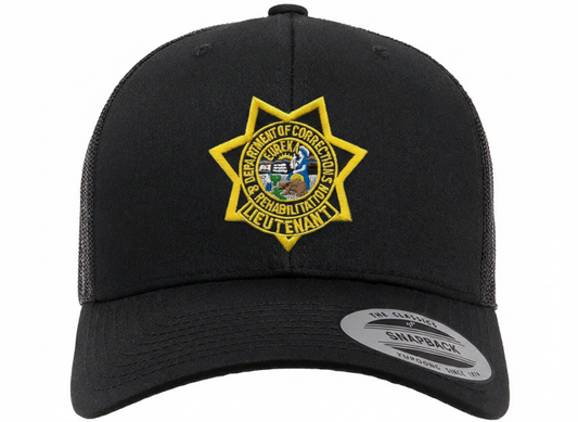 CDCR 6 Panel Lieutenants Hat