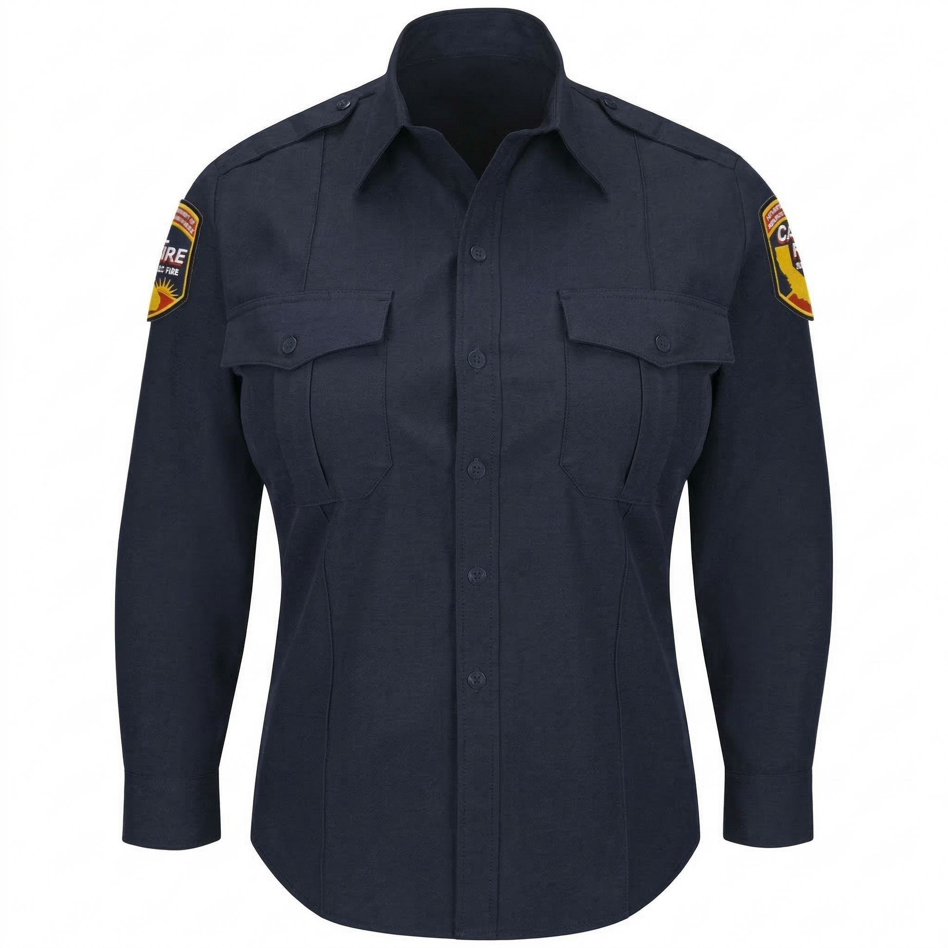 CAL FIRE WorkRite Long Sleeve Nomex Shirt - Womens - Nomex wildland shirt